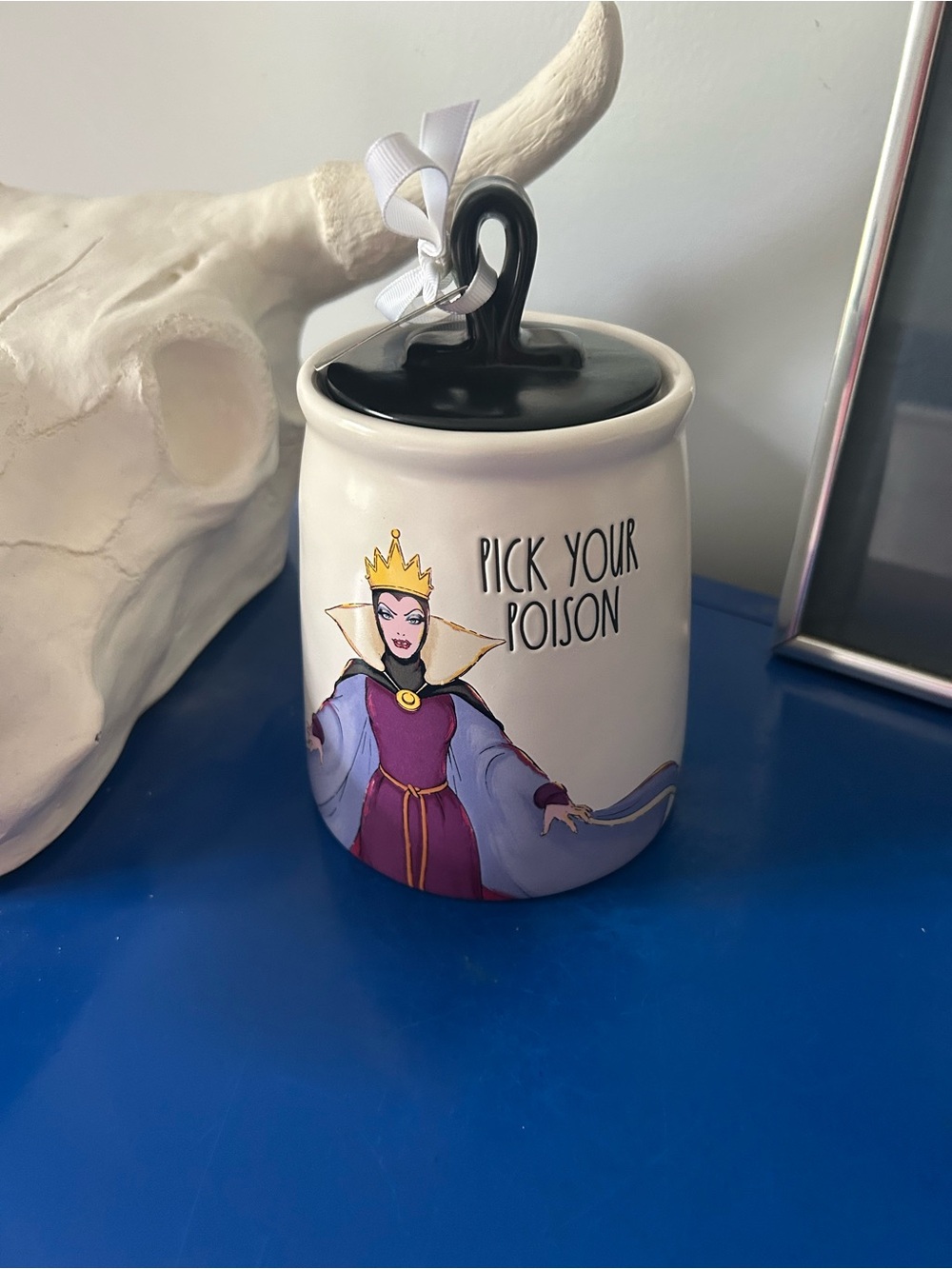 Rae Dunn Disney Villains Snow White Evil Queen Pick Your Poison Canister
